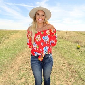 Floral Off the Shoulder Top